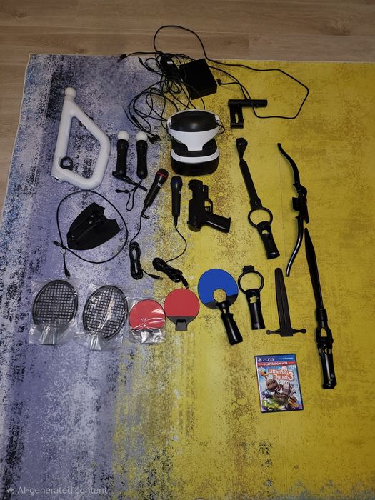 ochelari vr ps4 + 2 move controller + acesorii