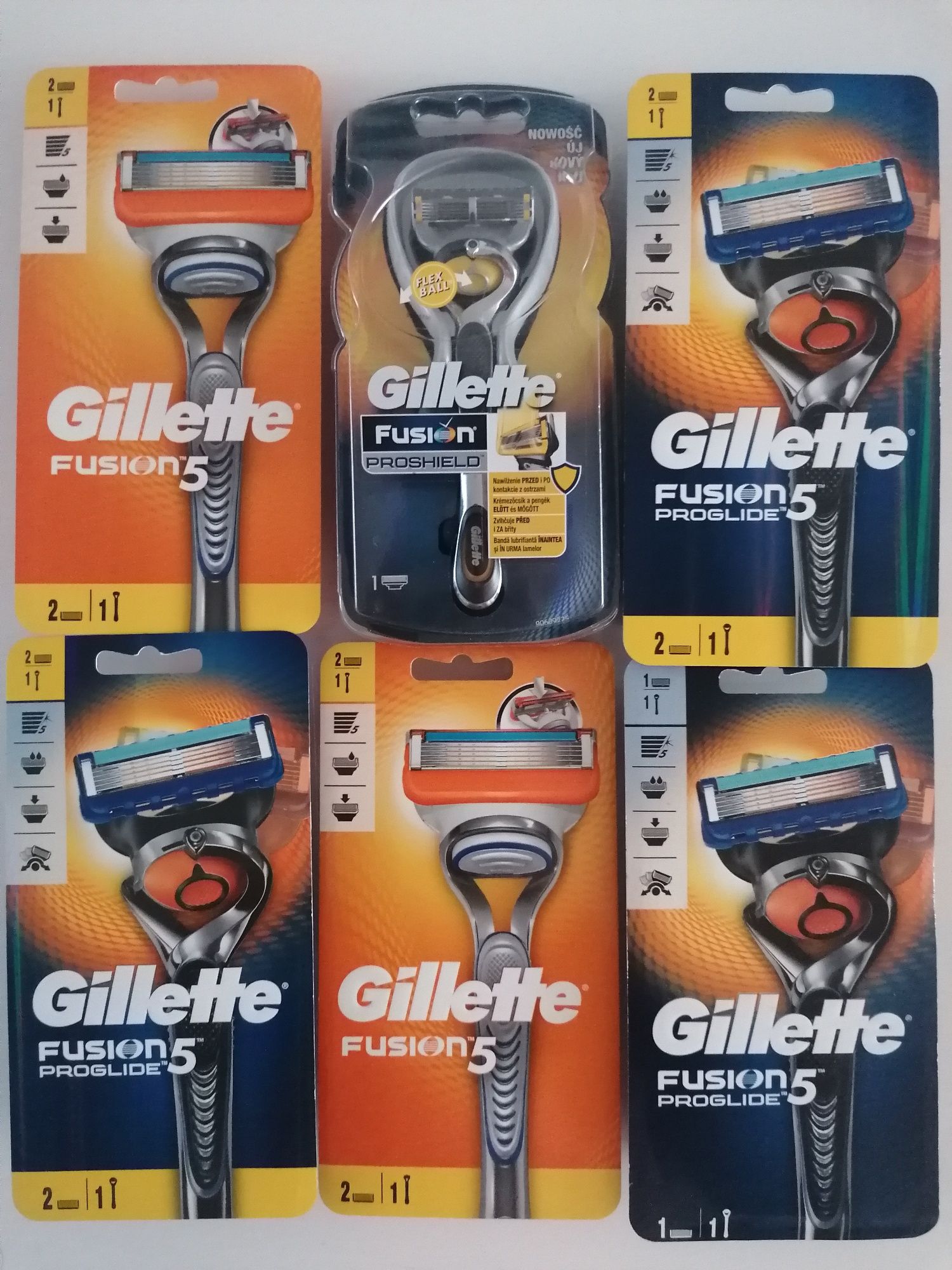 Rezerve Gillette Labs, Fusion Proshield, Proglide, One Blade