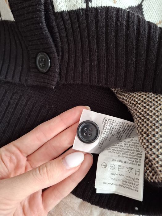 Черно-бяла жилетка H&M