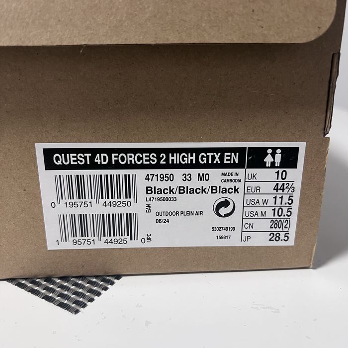 Bocanci  Salomon Quest. 4D GTX Forces 2 High EN - Black