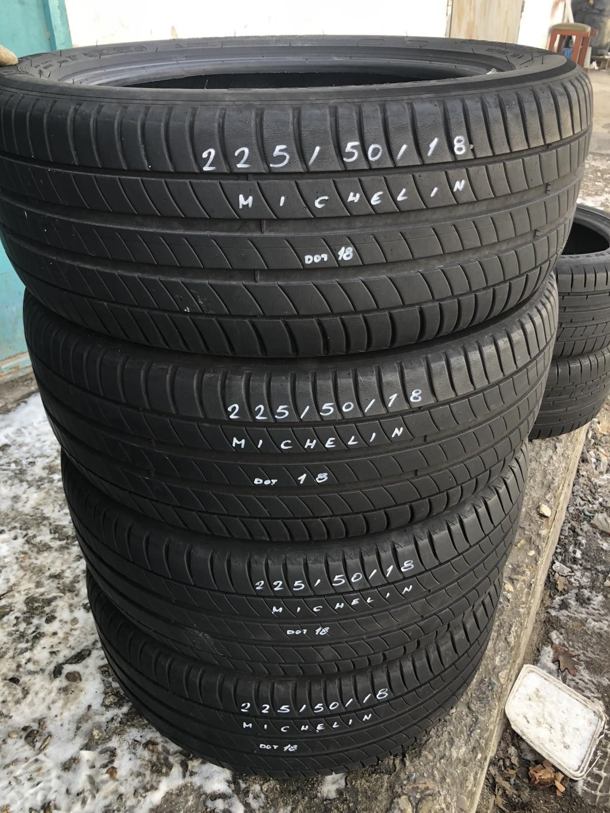 Летни 225/50 R18 Michelin /Dot 18 /6mm