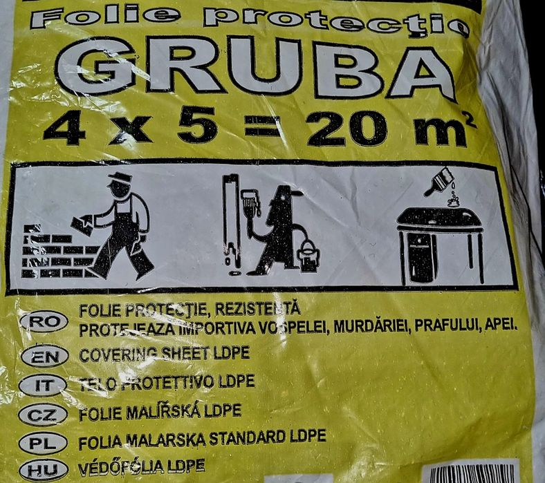 Lichidare stoc!Folie constructii+cozi lemn  +manere+rozete