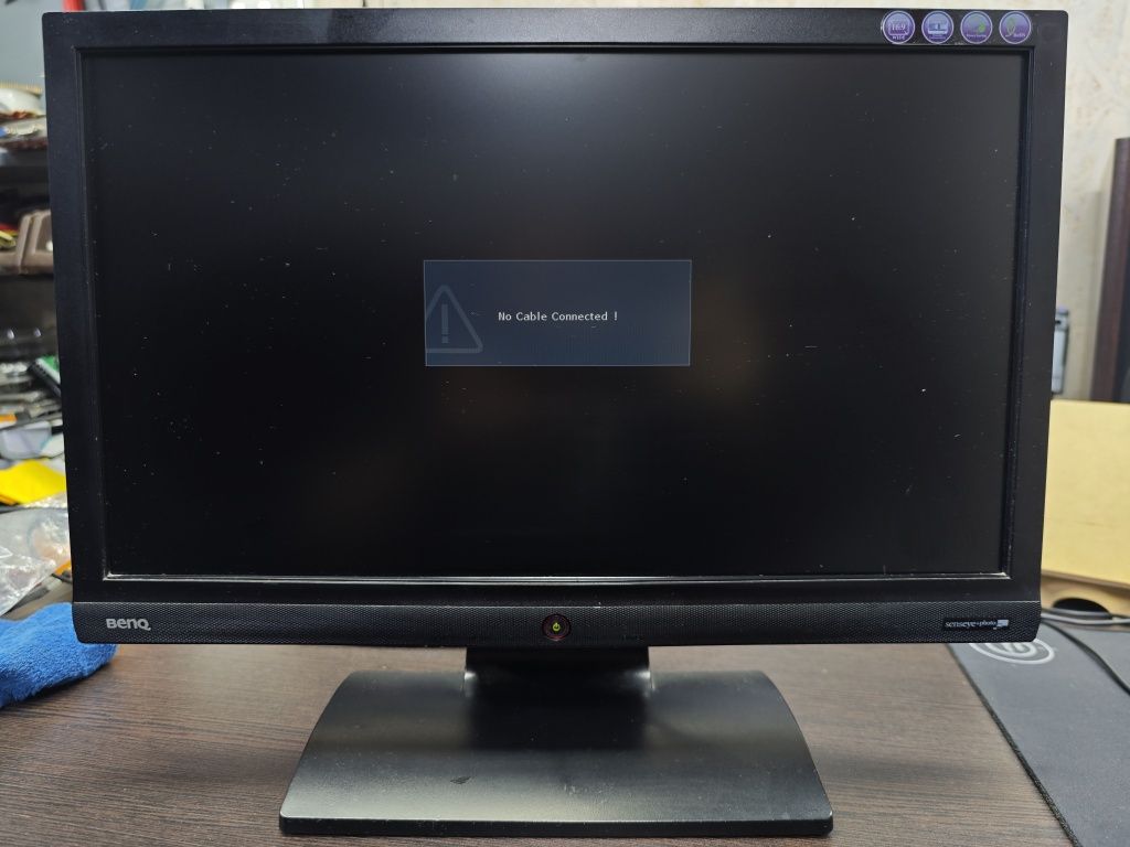Монитор 21" BENQ LCD monitor 7тыс. monitor рабочий VGA
