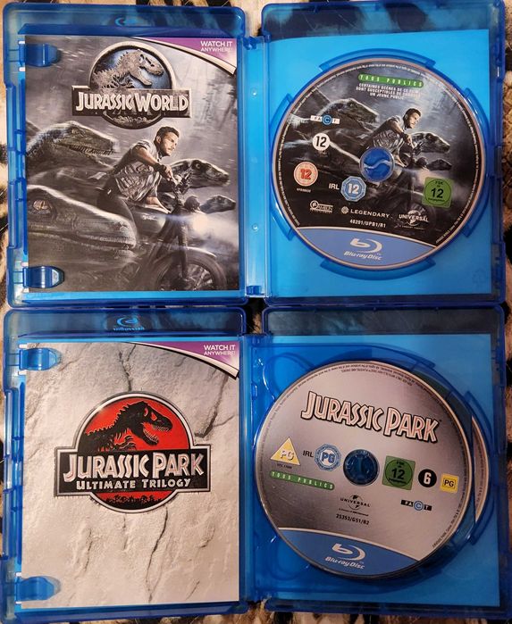 Colecție Blu-Ray Premium – Jurassic Park & Jurassic World