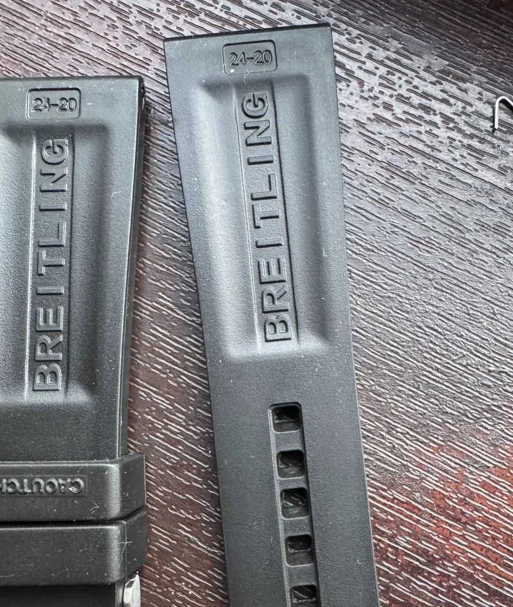 Curea silicon de 22 mm latime pentru ceas Breitling