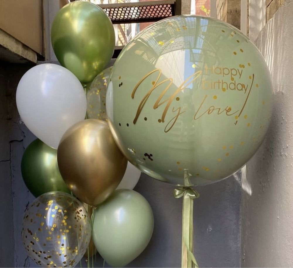 Гелиевые шары на выписку день рождения Шарики Астана Доставка Шары