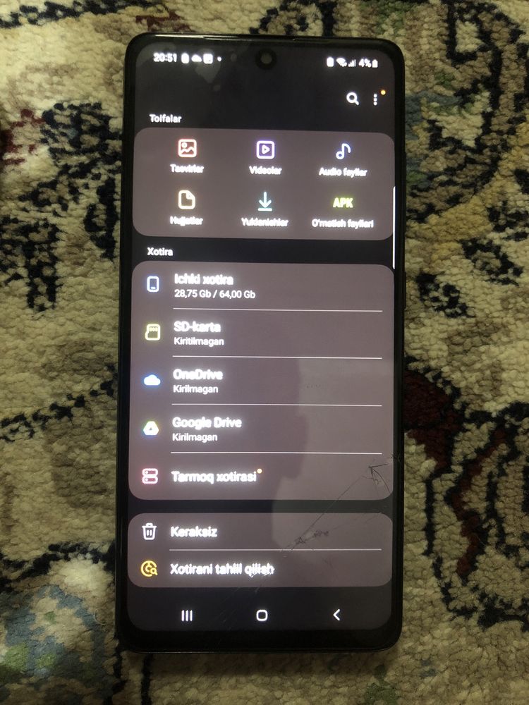Samsung a51 joyi 64 zawitnisingan ekranalmawgan100minli iwi borbatarey