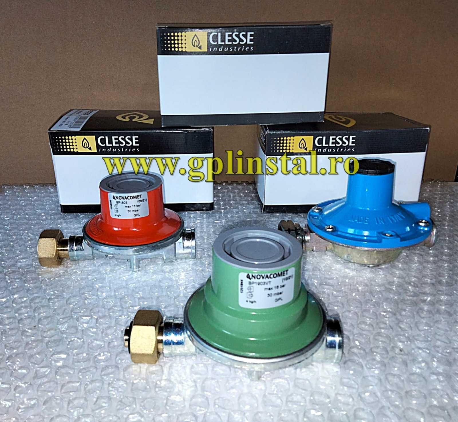 Regulator GPL 4, 7, 10 kg/h cu/fara olandez NOVACOMET 30 mbar