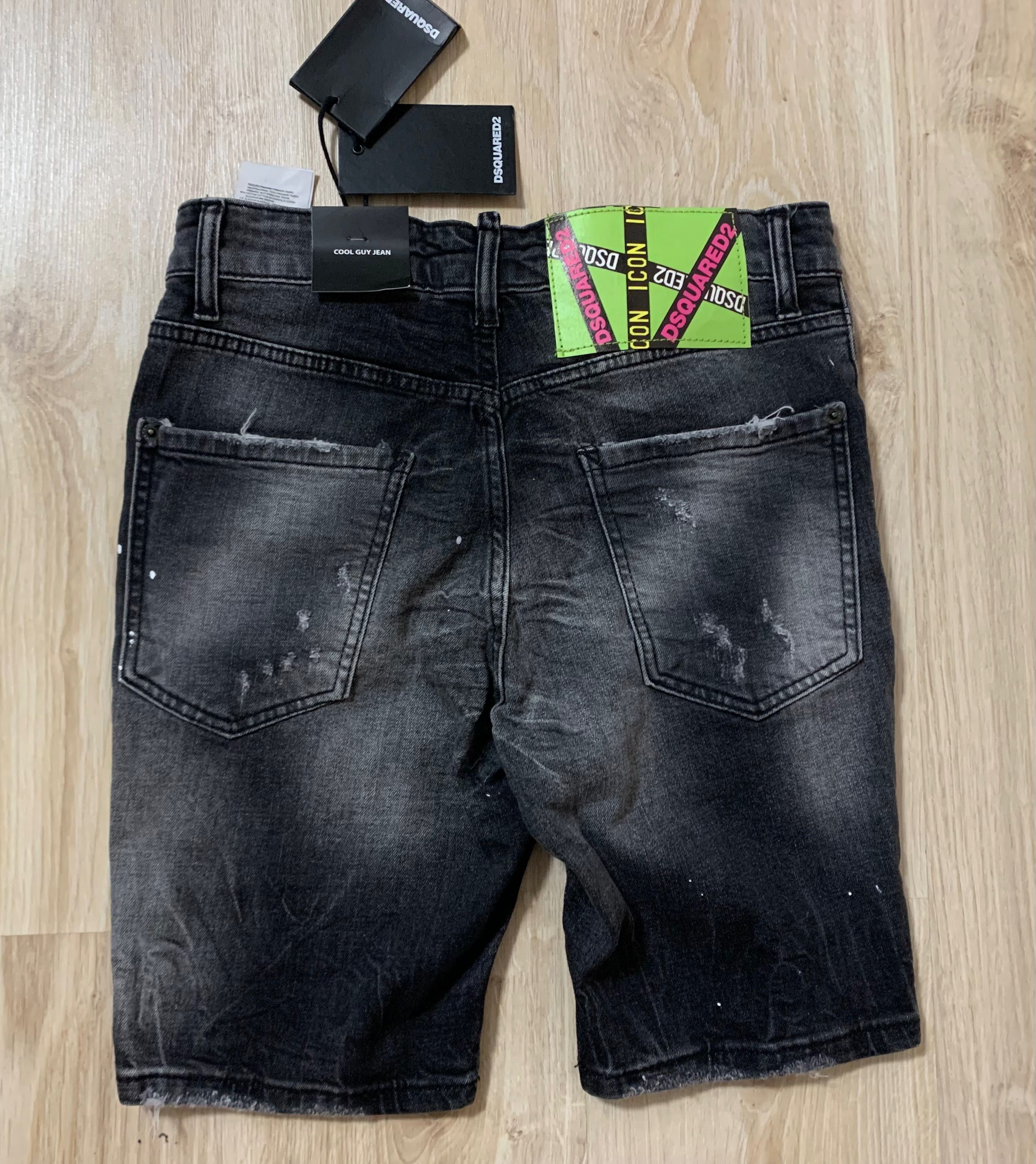 Нови мъжки къси дънки с етикети Dsquared D2 размери 42 до 54