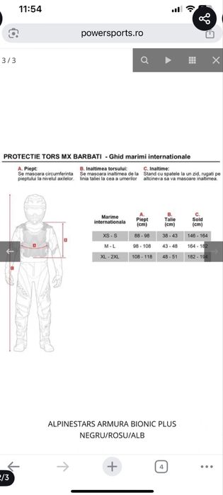 Armura AlpineStars Bionic Plus