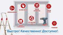 Ремонт окон и дверей Регулировка Замена уплотнителя Стеклопакеты