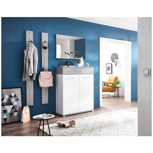 Cuier perete vertical gri beton