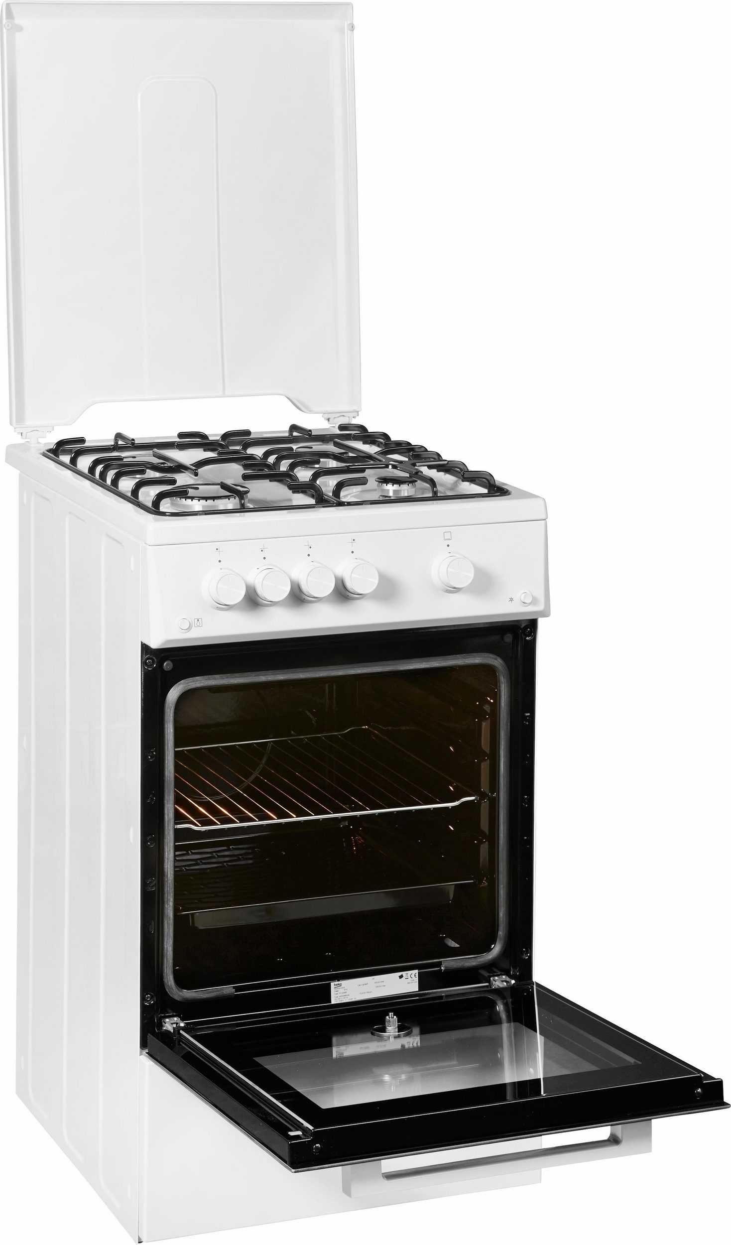 Готварска ГАЗОВА печка BEKO FSG52010FW