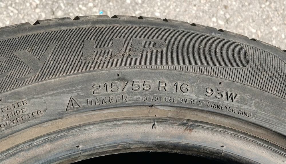 Гуми 215 55 16 Мишелин Michelin 2 броя. Нов внос. Не са нови!