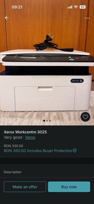 Xerox Workcentre 3025