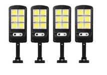 Set 4 proiector solar 6 celule 150 Led cob senzor de miscare