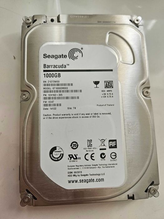 Жёсткий диск Seagate 1Tb SATA пк\видеонаблюдение