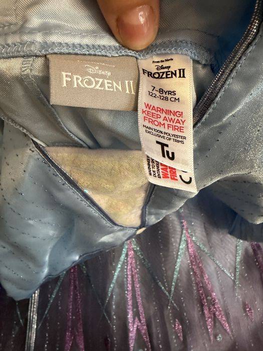 Rochie TU Anglia Elsa Frozen II pentru carnaval sau Halloween