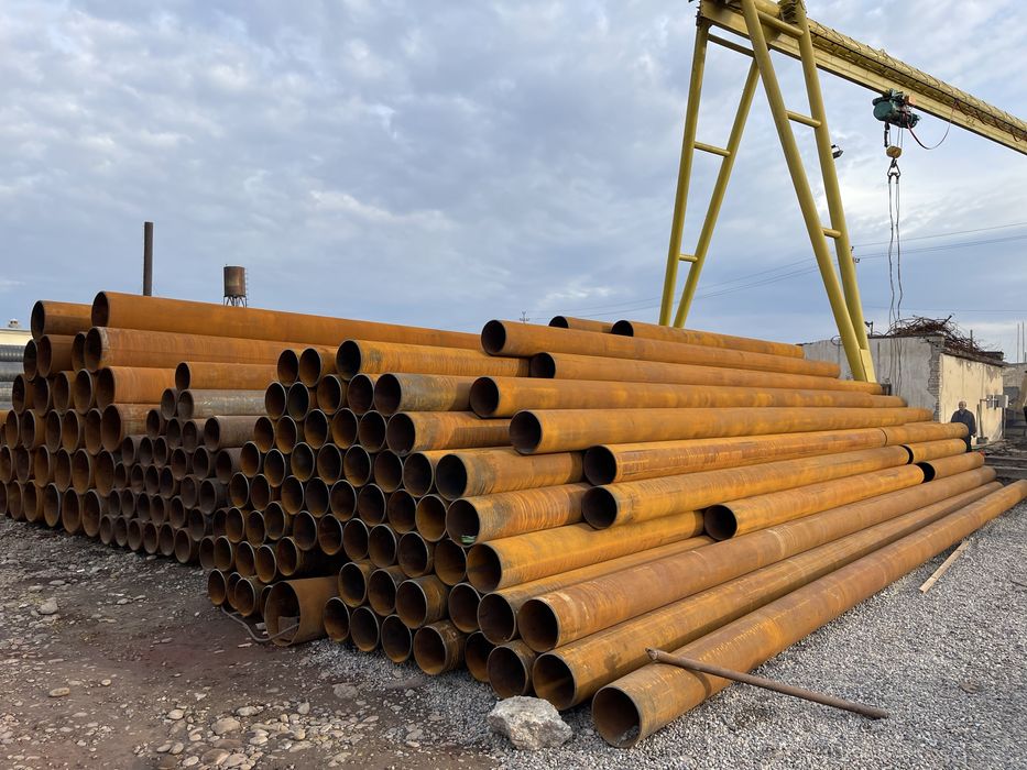 Труба стальная Д- 1420x12-.0-14.0-16.0-18.0 мм б/у с изоляцией ВУС