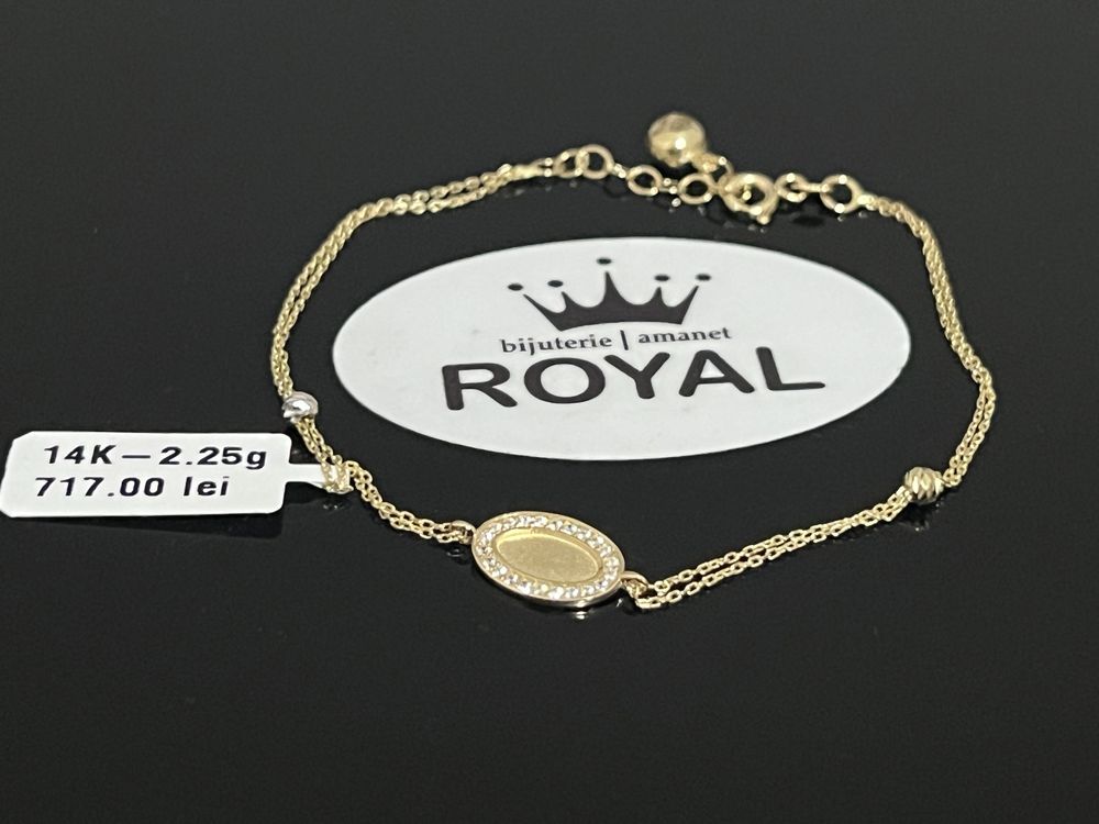 Bijuteria Royal CB : Bratara dama aur 14k 2,25 grame
