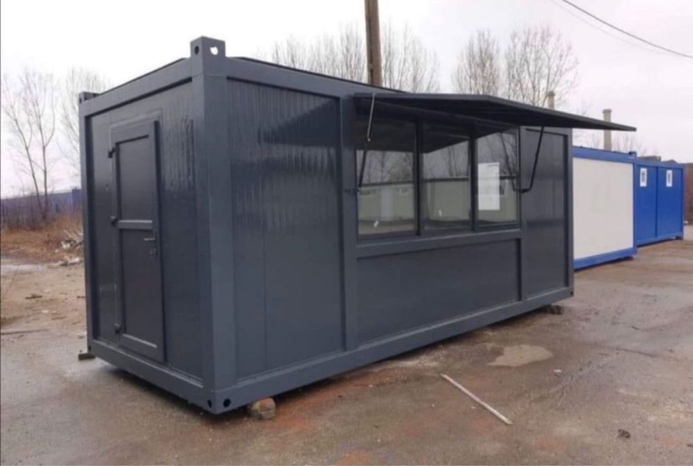 Vand container birou 2,4x6 POZE REALE