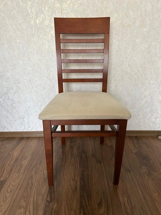 Стол обеденный, разм. 160/90, и 6 стульев, Польша, б/у