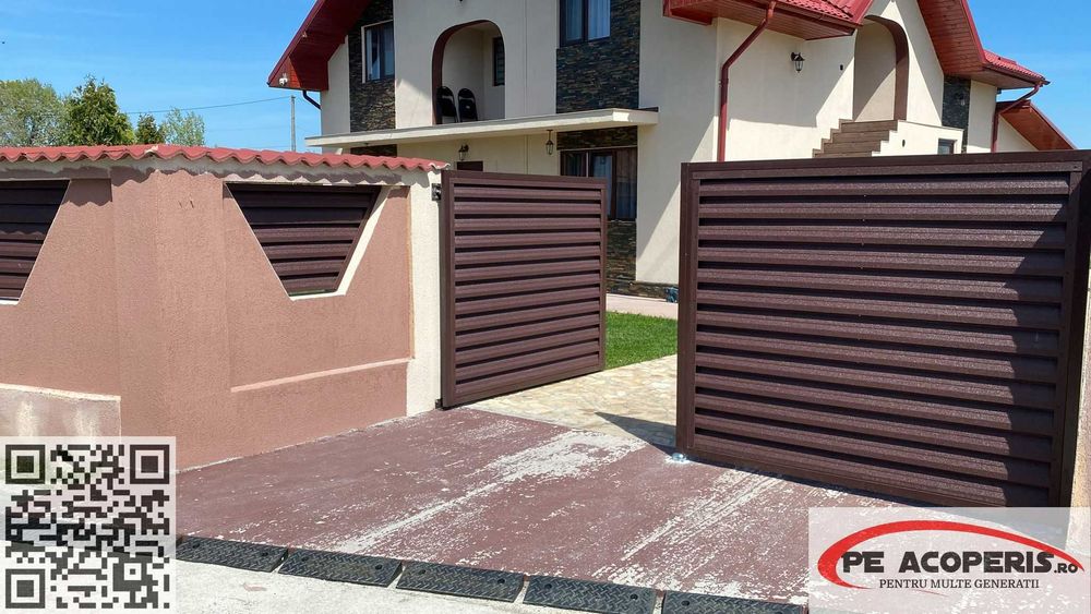 Poart model jaluzea - model poarta - model gard - model jaluzea porti