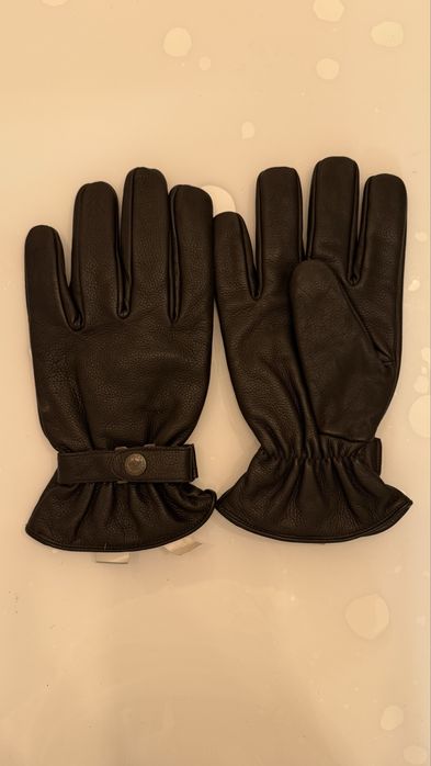 Vand manusi piele barbati maro XL ieftin