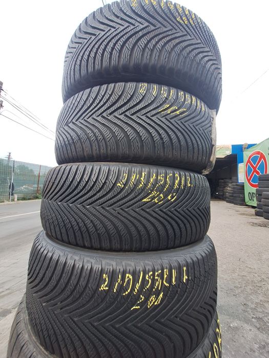 4 anvelope iarna 215/55r17 Michelin Montaj Gratuit