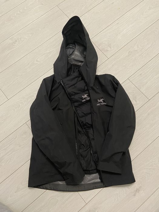 двухслойная куртка arcteryx