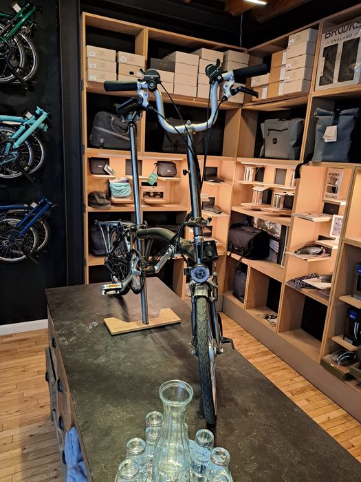 Bicicleta Brompton H6L culoare raw laquer 6 viteze