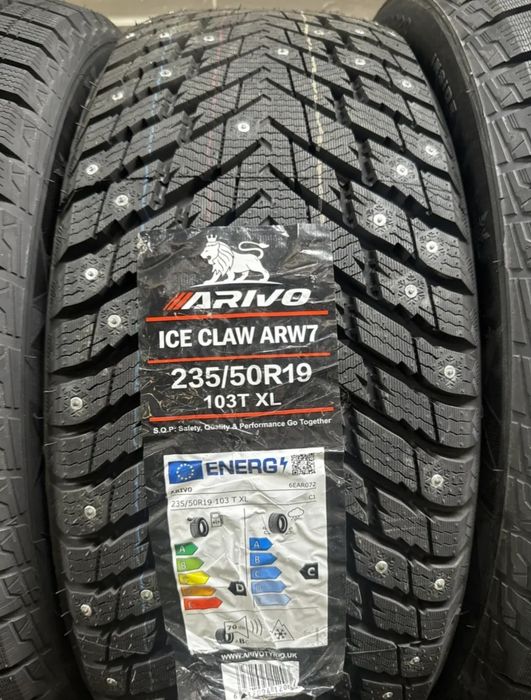 Новые шипованные шины комплект АРИВА 235/50 Р19