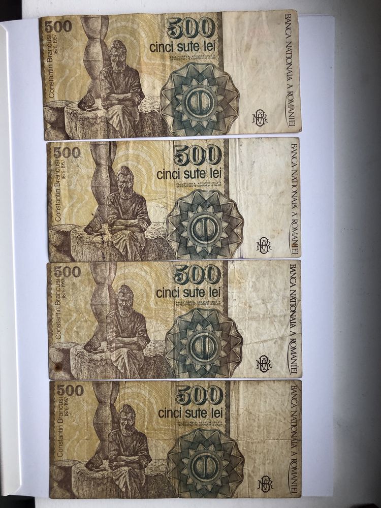 Bancnota 500 lei an 1991