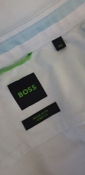 Hugo Boss Cotton Regular Fit Stretch 3XL НОВО! ОРИГИНАЛ! Мъжка  Риза