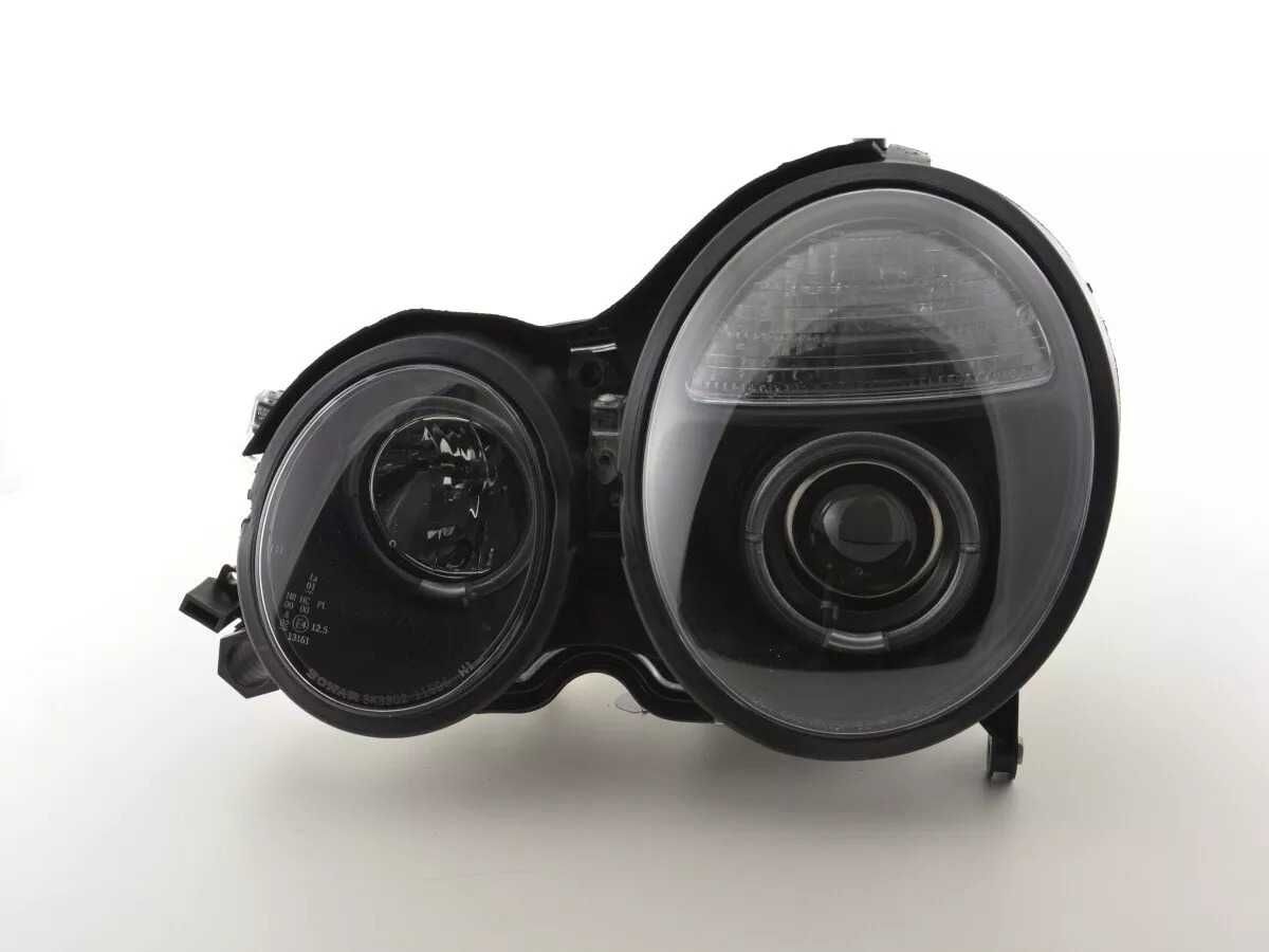 Фарове Мерцедес 210 Е класа Нови Тунинг ЛЕД angle Merceedes W210 LED
