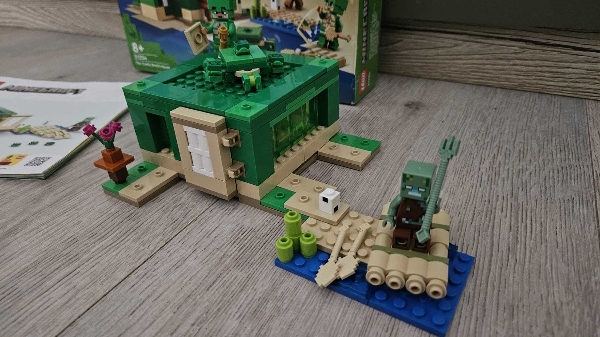LEGO Minecraft - Casa de pe plaja testoaselor 21254, 234 piese