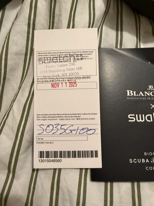 Ceas automatic Blancpain & Swatch