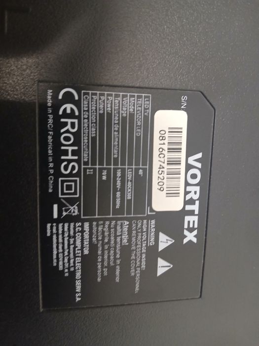 Piese tv vortex LEDV-40CK308 display spart