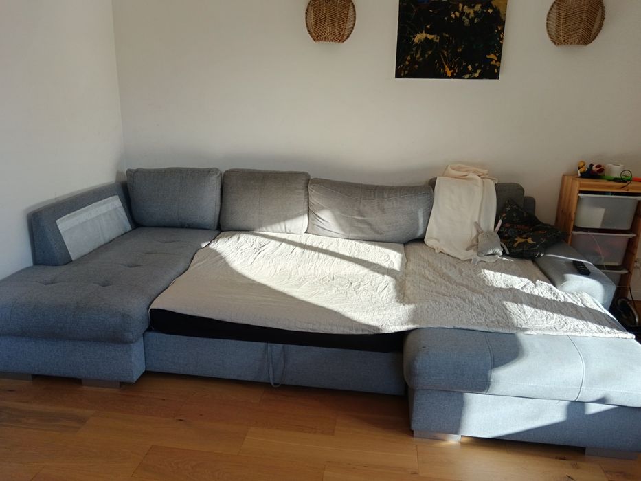 Coltar in U, extensibil, cu depozitare