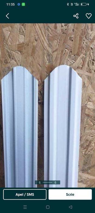 Șipcă colorata metalica de vânzare