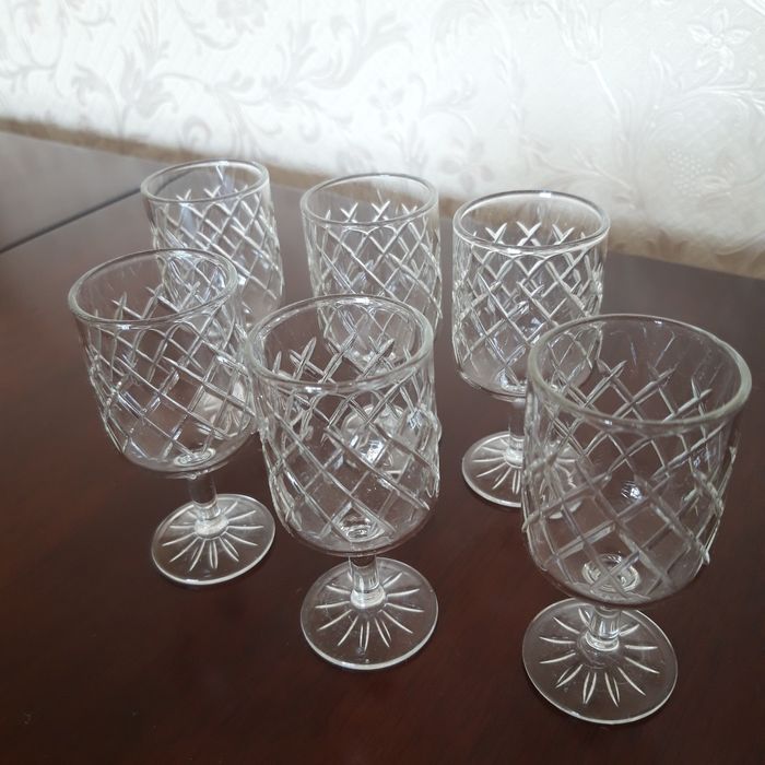 Рюмочки хрустальные, новые, не использованы, Ленинград, СССР