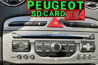 2024 карта за навигация Пежо SD card Peugeot 3008,5008,207 WIPNav RNEG