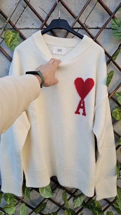 Pulover Ami paris wool 100% original size XL