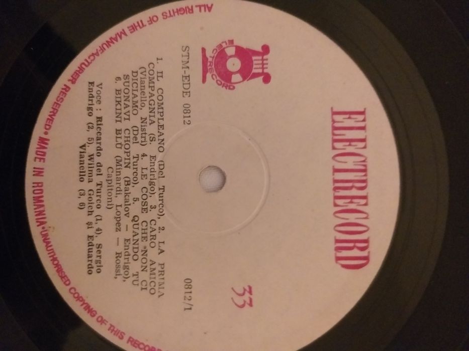 Discuri de vinil cu muzica