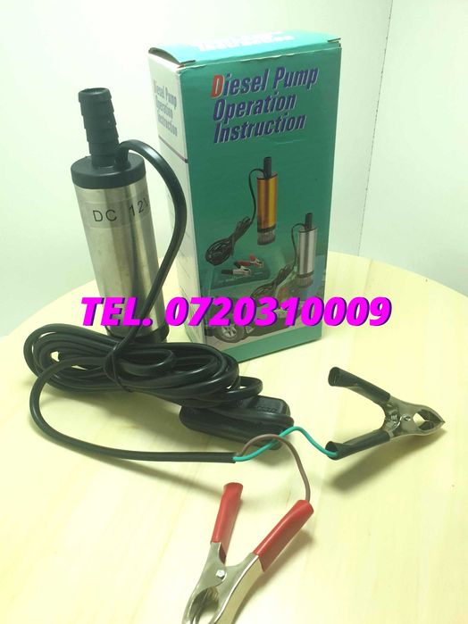 Pompa Submersibila 12v Evacuare Apa Barci 38mm 12 Litri Per Minut