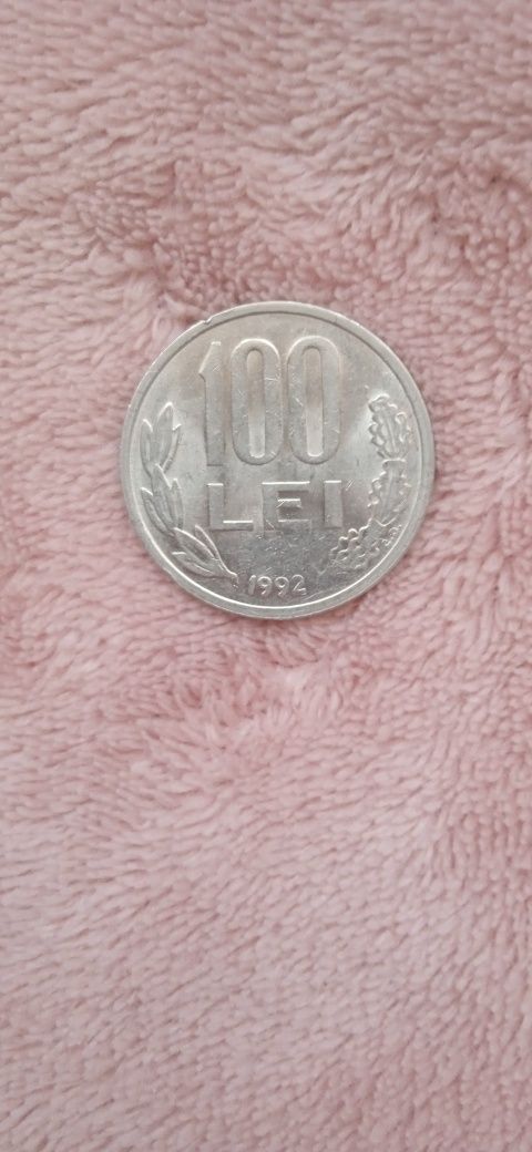 Moneda 100 de lei an 1992