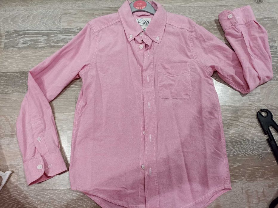 Детска розова риза - 7 8г