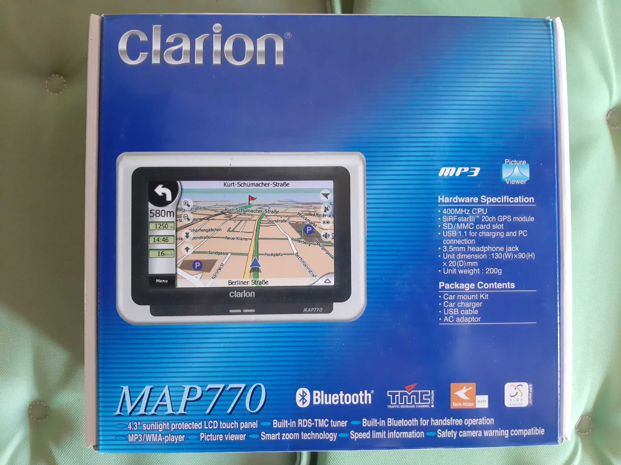 Navigatie auto Clarion MAP770