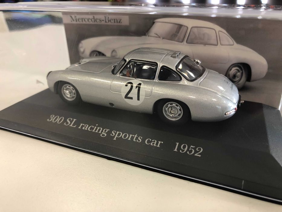 Колекционерски модел метална количка MERCEDES-BENZ 300SL Racing 1952