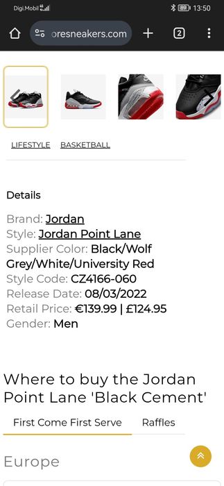 Adidas. Jordan Point Lane